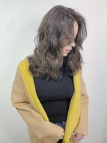 アンダーバーホワイト 大阪上本町店(_WHITE) フレンチベージュ前髪カット、ヘアアレンジ