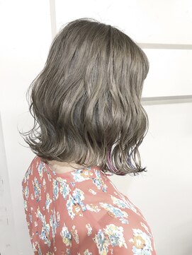 アンダーバーホワイト 鳳店(_WHITE) ☆オリーブアッシュ × インナーカラー☆