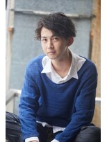 メンズサロンドットリアン(dot. lien)&nbsp;【men’s salon dot. Tokyo】ゆるウェーブかきあげバング