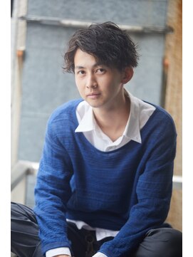 メンズサロンドットリアン(dot. lien) 【men’s salon dot. Tokyo】ゆるウェーブかきあげバング