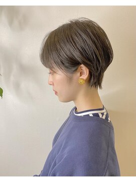 ジャスト ヘア アネックス 久里浜店(just hair ANNEX) 【just hair 京急久里浜店】ハンサムショート/シアグレージュ