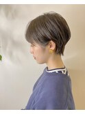 【just hair 京急久里浜店】ハンサムショート/シアグレージュ