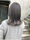 白髪ぼかし脱白髪染め髪質改善似合わせミディアム40代50代60代