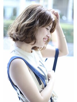 グランアージュ 錦糸町(grandage) フレンチガーリーAラインxナチュラルボブx外ハネ20代30代40代c