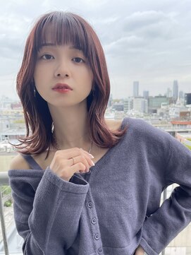 アイヴィー(IVY) ピンクブラウンくびれミディアム【肥田亜沙美】