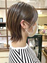 ネオリーブカップ 町田店(Neolive capu)&nbsp;ショートウルフ◎カーキベージュ【町田/jr町田/町田駅】