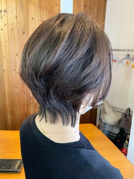 ラトリエコンタン(L´atelier Content) 30代40代50代60代へもおすすめ 絶壁解消ショート/asuka