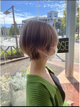 アース 三田南ウッディタウン店(HAIR&MAKE EARTH) 【ふんわり♪コジュニショート】韓国風ショート前下がりレイヤー