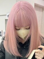 ウィコ 新宿(WICO)&nbsp;ホワイトペールピンク[新宿駅/切りっぱなしボブ/エアリーロング]