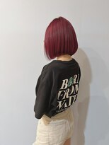 ブロッサム 保谷(Blossom)&nbsp;20代30代大人可愛い透明感チェリーレッドケアブリーチ小顔