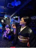 日本髪ヘアセット 夜会巻き