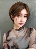 大人可愛いショートボブ