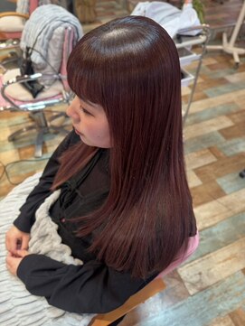 サロンドレノマパートスリー(SALON de renoma P-lll) 美髪ケア＊髪質改善＊ピンクブラウン＊美髪ケア