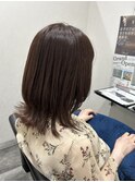 Second   ×　外ハネスタイル
