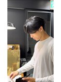 毛流れニュアンスパーマ