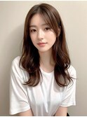 大人可愛い大人美人くすみカラーアッシュグレーベージュ