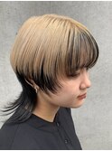 ケアブリーチダブルカラーインナーカラーハイトーン髪質改善