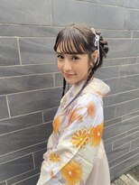 ソノ(sono)&nbsp;袴ヘアアレンジ　袴ヘアセット　タイトアレンジ　ツインヘア
