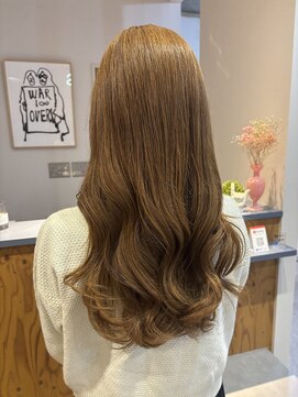 ヘアカラー　ベージュ　イエローベージュ