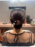 【アップスタイル】六本木/六本木駅/ヘアセット/結婚式/早朝