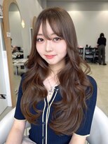 ノエシキカ(noe sikika) くびれヘア/アプリコットオレンジ/ハイライトカラー/栄e16