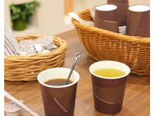 ほっと一息♪♪　ドリンク・飴のサービス