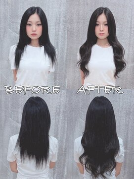 リップ 大阪本店(LIP) 【レミー100%最高級人毛/ロング】シールエクステ60枚