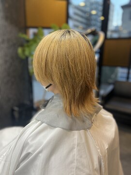 セピア 武蔵浦和店(SEPIA) ウルフカット×メッシュカラー