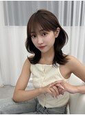 くびれレイヤー/顔まわりカット/レイヤーカット/小顔ヘア