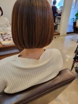 オカヤマヘアー(Okayama Hair)の写真/髪のプロのヘアケアマイスター在籍。大人女性の魅力を引き出す“褒められショートスタイル“を叶えます！