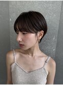 グランマッシュ/細めハイライト/ショート/白髪ぼかし/前髪/大宮