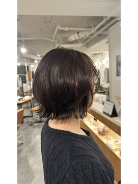 シアン 橋本店(Shian) ミニボブレイヤー×レッドブラウン