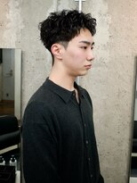 オルカ(ORCA) ルーズショートパーマ/リバースセンターパート/ニュアンスパーマ