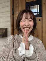 フゥカ 類家店(fuka)&nbsp;ふんわりボブ　チョコレートベージュ