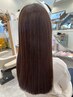【平日限定】キューティクル縮毛矯正 リタッチ(カット込み)