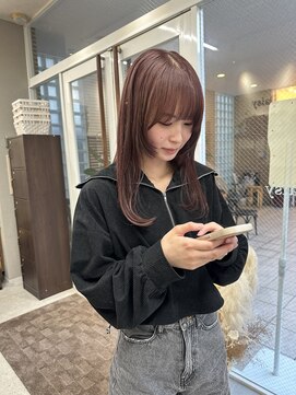 デイジー(Daisy) ダブルカラー　レイヤー　春カラー　顔周りカット