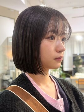 フォト 新宿三丁目(foto) 切りっぱなしボブ/ぱっつんボブ/ボブ