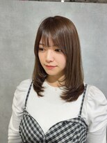 ユニバーストーキョー 池袋西口店(universe tokyo)&nbsp;ミディアムレイヤー×透明感カラー【universe tokyo 池袋】