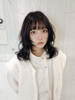 タブーセントラル(TABOO Central) ミディアムハッシュカット/韓国風ブラック