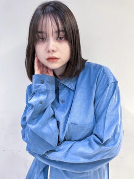 サーカス バイ ビュートリアム 青山(CIRCUS by BEAUTRIUM) 結べるボブ　ミディアムボブ　アレンジ　切りっぱなしボブ