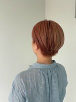 ナップヘアー(nap hair)&nbsp;ピンクブラウン×丸みショート