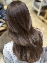 バイオレットジェム(Violet`jem)&nbsp;ココアブラウン韓国風レイヤーカットチョコレートブラウン KE-27