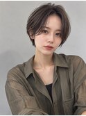 前髪なしハンサムショート池袋20代30代40代50代似合わせひし形
