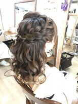 ロカット サロン(Roquat Salon) 編み込みカジュアルアレンジ【ヘアアレンジ 立川/立川南/浴衣】