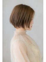 カバーヘア ブリス 上尾西口店(COVER HAIR bliss) 大人ハイライト前下がりミニボブショート305Z上尾20代30代40代