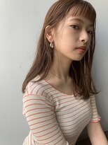 オーダー(OORDER)&nbsp;natural straight×orange beige