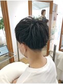 MEN'S HAIR  センターパート　ツイストスパイラル　コンマヘア
