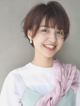 ジェムバイアルテフィーチェ(gem by artefice) 小顔揺れ髪ショート/ショートボブ/耳かけショート