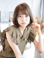 ハーバーズ バイ エムスラッシュ 鎌倉由比ヶ浜(Harbors by M.SLASH)&nbsp;HARBORS鎌倉/ボブウルフ/アッシュオリーブ/外ハネボブ/抜け感n