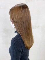 アイティー バイ アルバム 浦和店(IT by ALBUM)&nbsp;ナチュラルベージュ_外ハネボブセクションカラー_ba380713